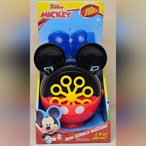 Disney Junior Mickey Mouse Mini Bubble Machine NEW